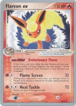 Carta Flareon ex do set World Championship 2006: Eeveelutions — Pokémon TCG | Bynx