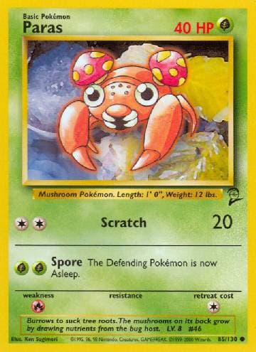 Paras 085/130 — Base Set 2