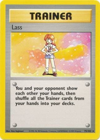 Carta Lass 75/102 do set Coleção Básica — Pokémon TCG | Bynx