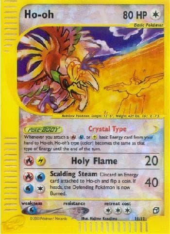 Carta Ho-Oh 11/12 do set Box Topper — Pokémon TCG | Bynx