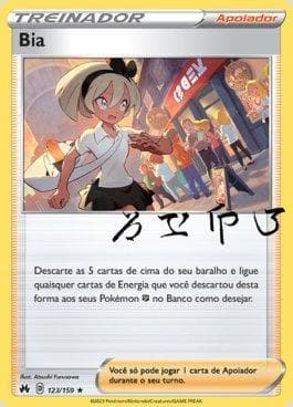 Carta Bea 123/159 do set Realeza Absoluta — Pokémon TCG | Bynx