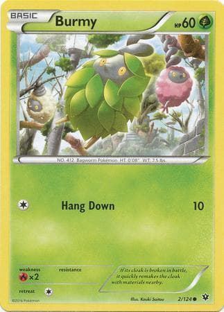 Carta Burmy 2/124 do set Fusão de Destinos — Pokémon TCG | Bynx