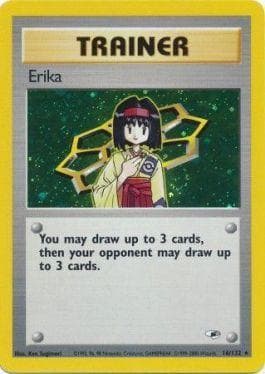 Carta Erika 16/83 do set Gym Heroes — Pokémon TCG | Bynx