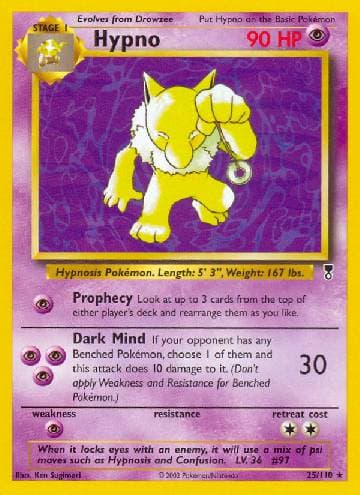 Hypno 025/110 — Legendary Collection