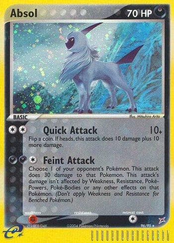 Carta Absol 96/95 do set Team Magma vs Team Aqua — Pokémon TCG | Bynx