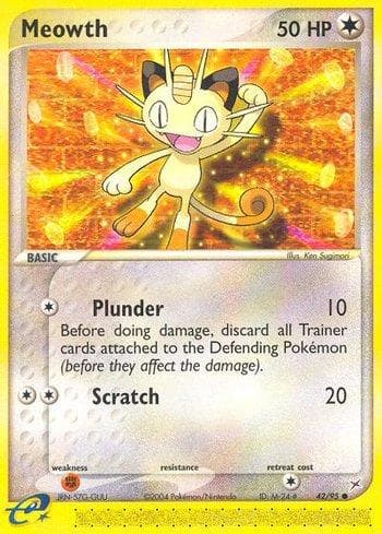 Meowth 42/95 — Team Magma vs Team Aqua
