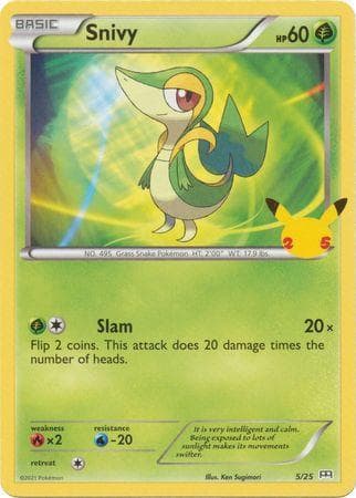 Snivy 5 — McDonald's Collection 2021