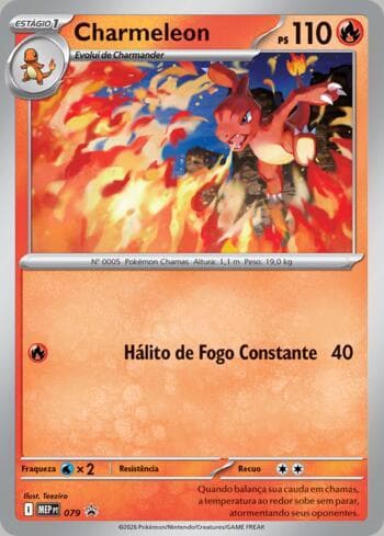 Carta Charmeleon #079 do set Mega Evolution Promos — Pokémon TCG | Bynx