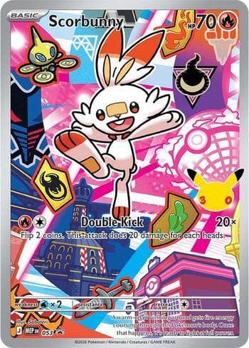 Carta Scorbunny #053 do set Mega Evolution Promos — Pokémon TCG | Bynx