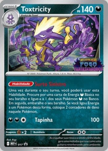Carta Toxtricity #017 do set Mega Evolution Promos — Pokémon TCG | Bynx
