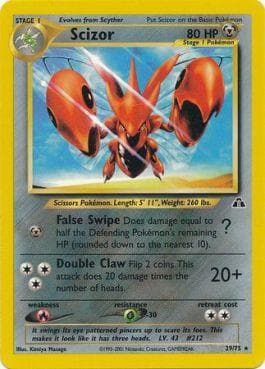 Scizor 29/75 — Neo Discovery