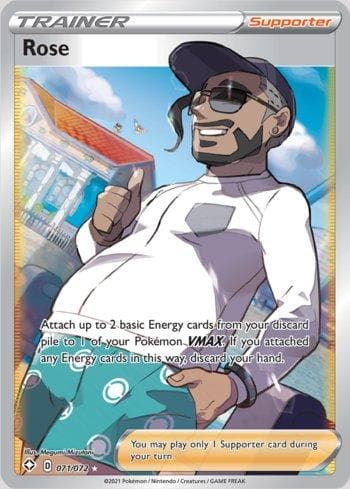 Carta Rose 71/72 do set Destinos Brilhantes — Pokémon TCG | Bynx