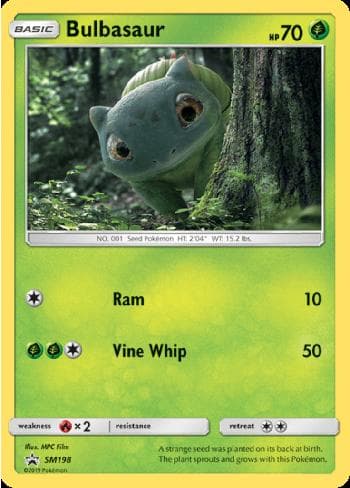 Carta Bulbasaur do set Sol e Lua Promos — Pokémon TCG | Bynx