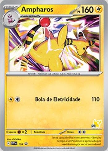 Carta Ampharos 109/215 do set Escarlate e Violeta Promos — Pokémon TCG | Bynx