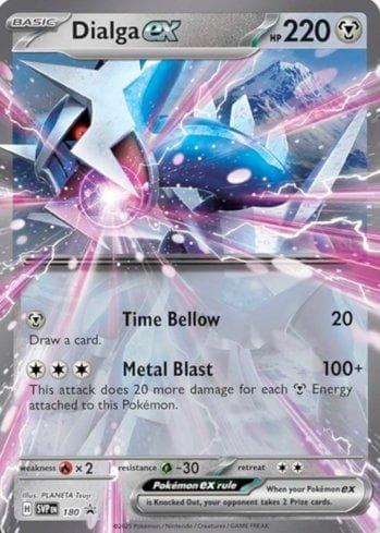 Carta Dialga ex 180/215 do set Escarlate e Violeta Promos — Pokémon TCG | Bynx