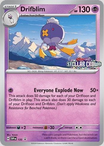 Carta Drifblim 135/215 do set Escarlate e Violeta Promos — Pokémon TCG | Bynx