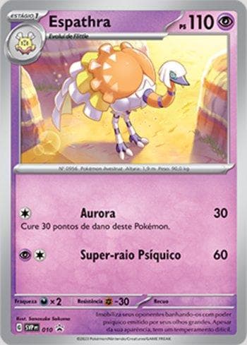 Carta Espathra 010/215 do set Escarlate e Violeta Promos — Pokémon TCG | Bynx