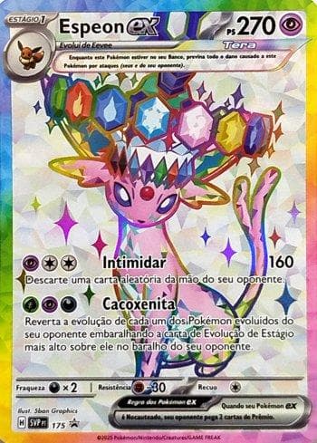 Carta Espeon ex 175/215 do set Escarlate e Violeta Promos — Pokémon TCG | Bynx