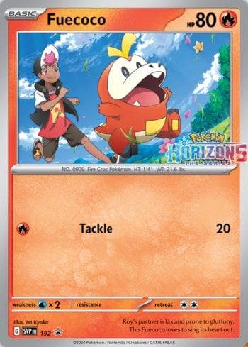 Carta Fuecoco 192/215 do set Escarlate e Violeta Promos — Pokémon TCG | Bynx