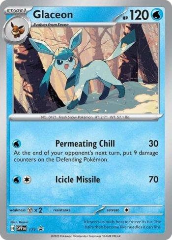 Carta Glaceon 171/215 do set Escarlate e Violeta Promos — Pokémon TCG | Bynx
