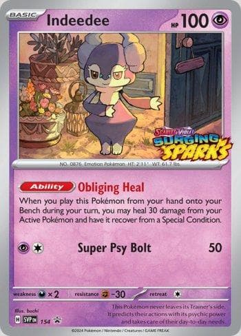 Carta Indeedee 154/215 do set Escarlate e Violeta Promos — Pokémon TCG | Bynx