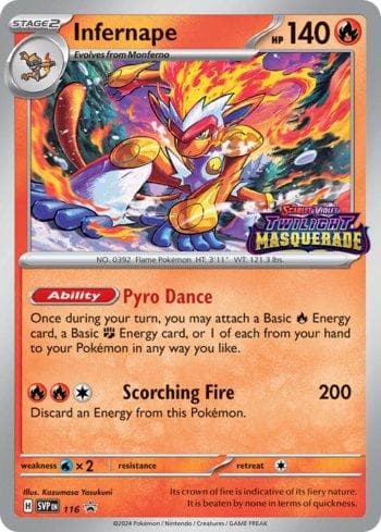 Infernape 116 — Escarlate e Violeta Promos