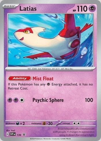 Latias 139 — Escarlate e Violeta Promos