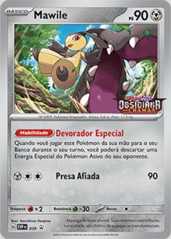 Carta Mawile 039/215 do set Escarlate e Violeta Promos — Pokémon TCG | Bynx
