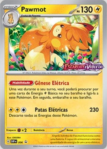 Carta Pawmot 006/215 do set Escarlate e Violeta Promos — Pokémon TCG | Bynx