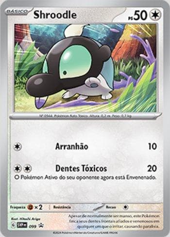 Carta Shroodle 099/215 do set Escarlate e Violeta Promos — Pokémon TCG | Bynx