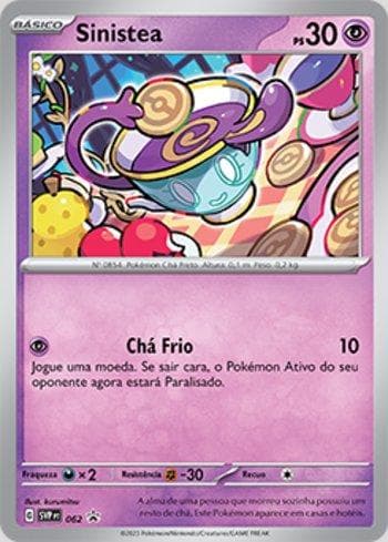 Carta Sinistea 062/215 do set Escarlate e Violeta Promos — Pokémon TCG | Bynx
