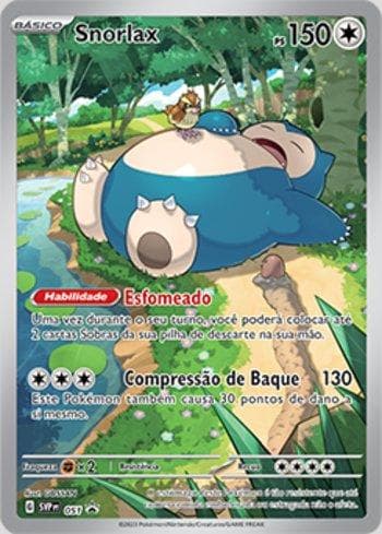 Snorlax 051/215 — Escarlate e Violeta Promos