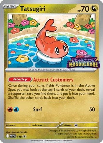 Carta Tatsugiri 118/215 do set Escarlate e Violeta Promos — Pokémon TCG | Bynx