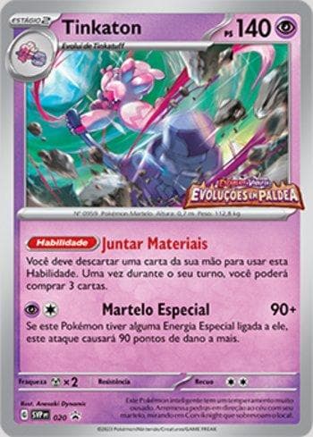 Carta Tinkaton 020/215 do set Escarlate e Violeta Promos — Pokémon TCG | Bynx