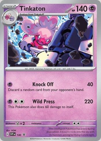 Tinkaton 140 — Escarlate e Violeta Promos