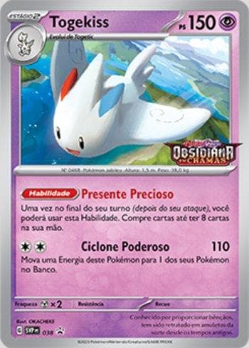 Carta Togekiss 038/215 do set Escarlate e Violeta Promos — Pokémon TCG | Bynx