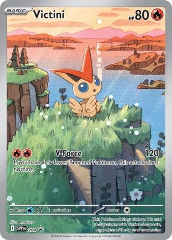 Carta Victini 208/215 do set Escarlate e Violeta Promos — Pokémon TCG | Bynx