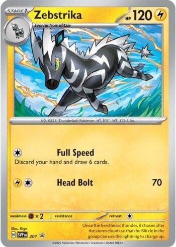 Carta Zebstrika 201/215 do set Escarlate e Violeta Promos — Pokémon TCG | Bynx