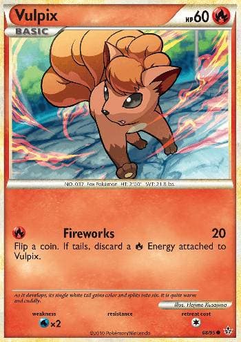 Carta Vulpix 68/95 do set Revelado — Pokémon TCG | Bynx