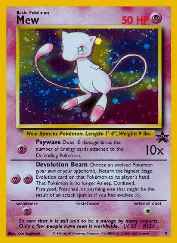 Mew 09/53 — Wizards Black Star Promos