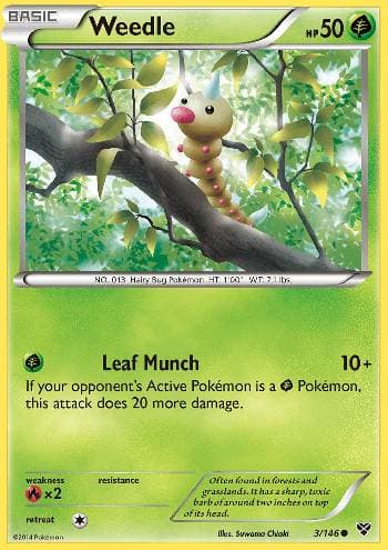 Weedle 3 — XY