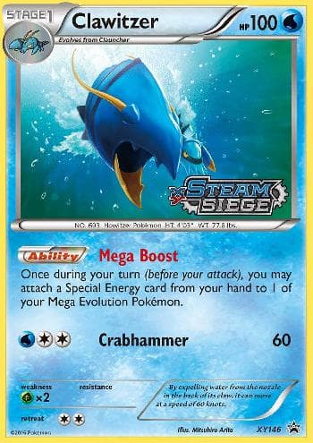 Clawitzer — XY Promos