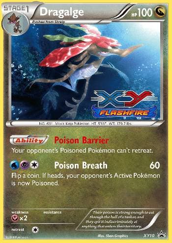 Carta Dragalge do set XY Promos — Pokémon TCG | Bynx