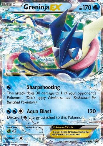 Carta Greninja-EX do set XY Promos — Pokémon TCG | Bynx