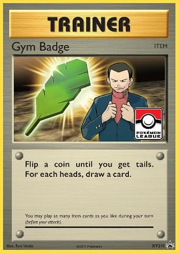 Carta Gym Badge do set XY Promos — Pokémon TCG | Bynx