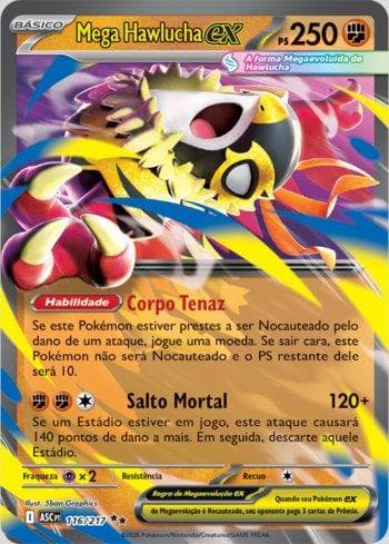 Mega Hawlucha ex 116 — Coleção BR — ASC