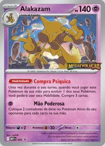 Carta Alakazam #009 do set Mega Evolution Promos — Pokémon TCG | Bynx