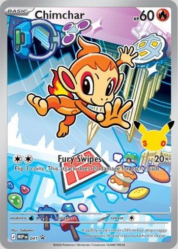 Carta Chimchar #041 do set Mega Evolution Promos — Pokémon TCG | Bynx