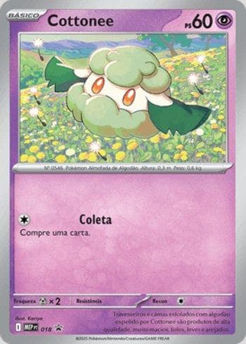 Carta Cottonee #018 do set Mega Evolution Promos — Pokémon TCG | Bynx