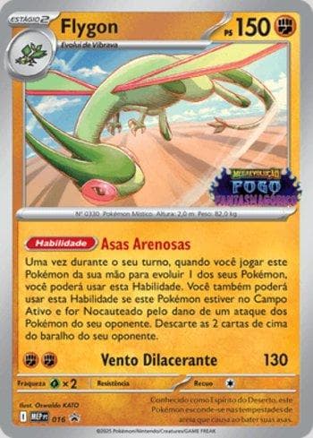 Carta Flygon #016 do set Mega Evolution Promos — Pokémon TCG | Bynx